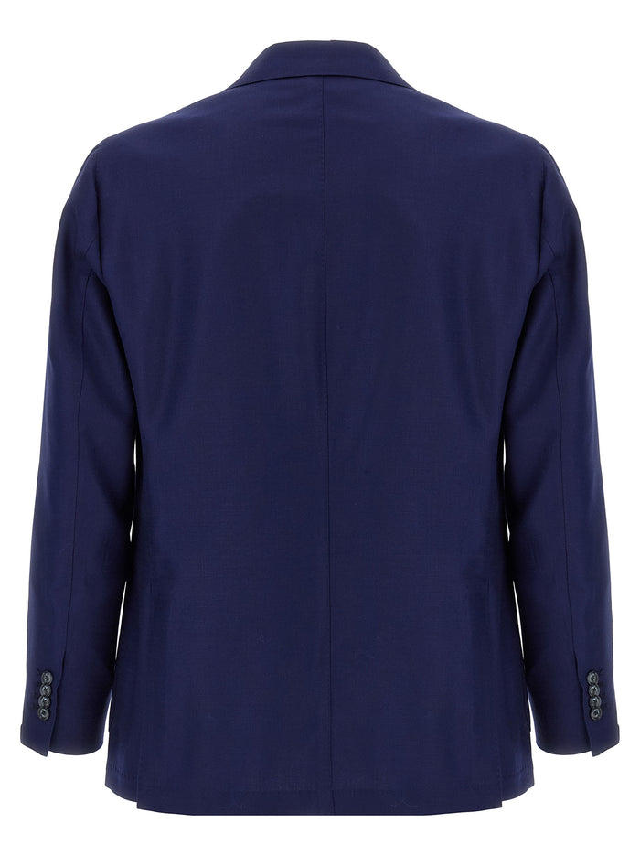 Jim2 blazer Blue Virgin Wool