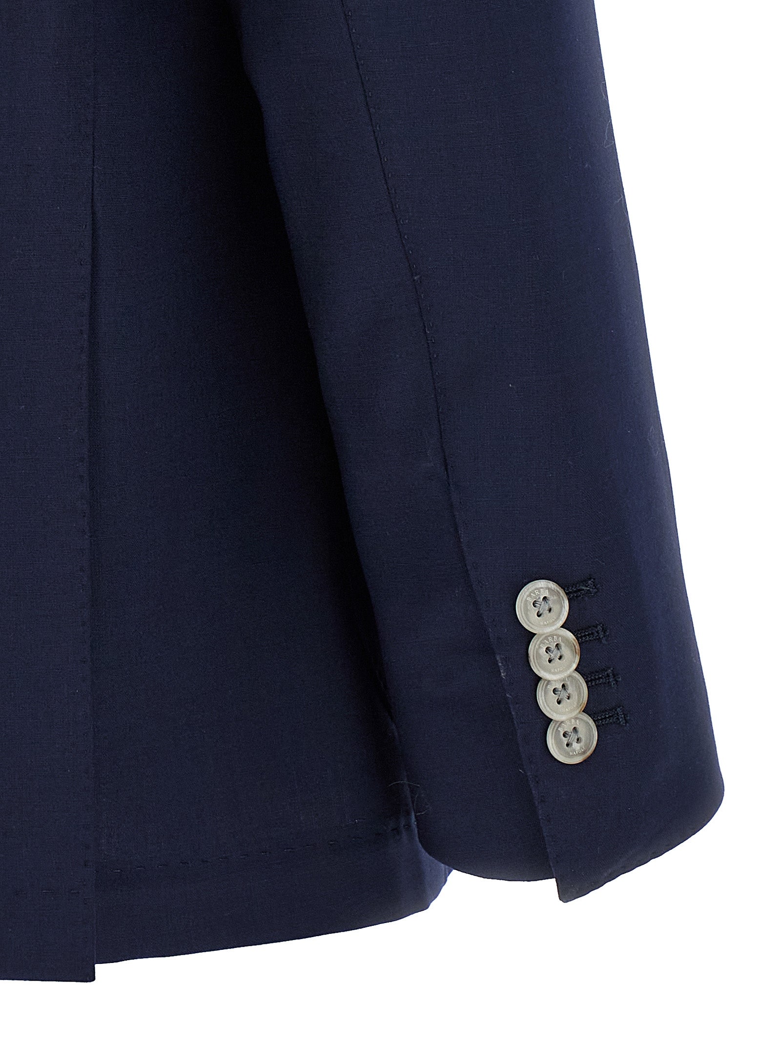 Jim2 blazer Blue Polyester Wool Elastane