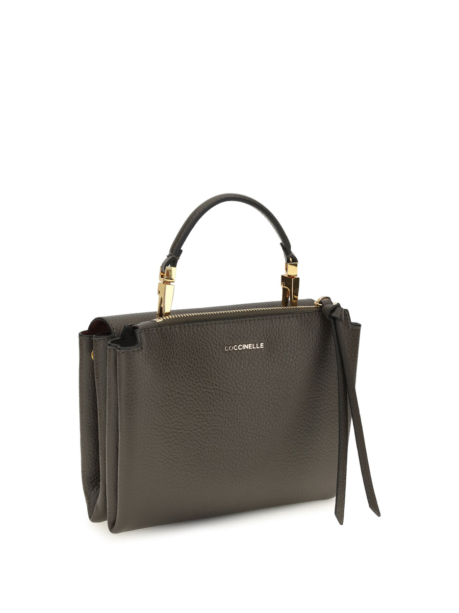 Handbag Arlettis Taupe Calfskin Calf Leather Handbags