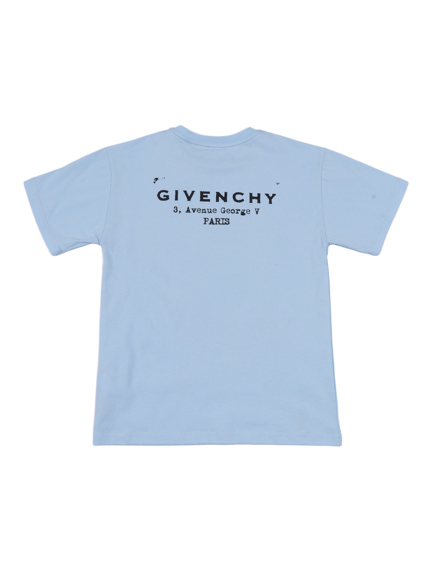 SHORT SLEEVE T-SHIRT Blue Cotton Sleeves