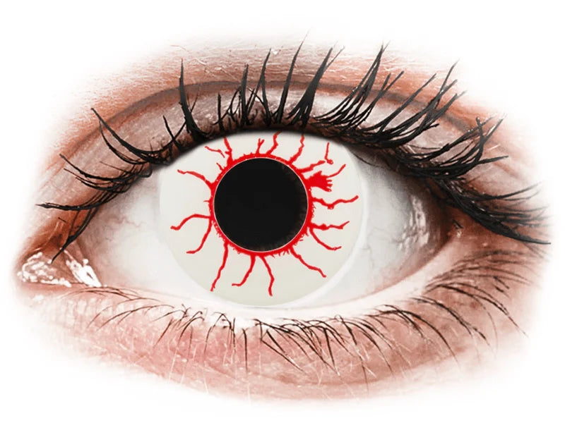 Lenti A Contatto Giornaliere Halloween Red Viper Contact Lenses