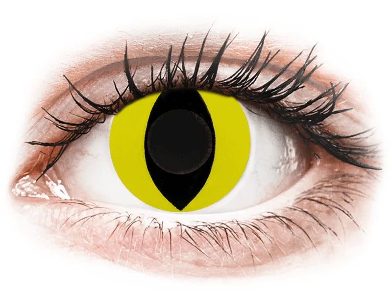 Lenti A Contatto Giornaliere Halloween Cat Eye Yellow Contact Lenses