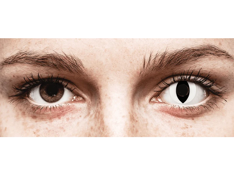 Lenti A Contatto Giornaliere Halloween Cat Eye White Contact Lenses