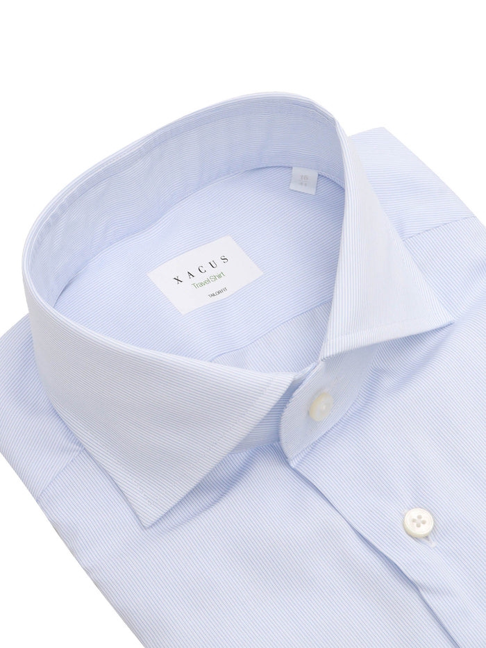 SHIRT WF521ML Light Blue Cotton
