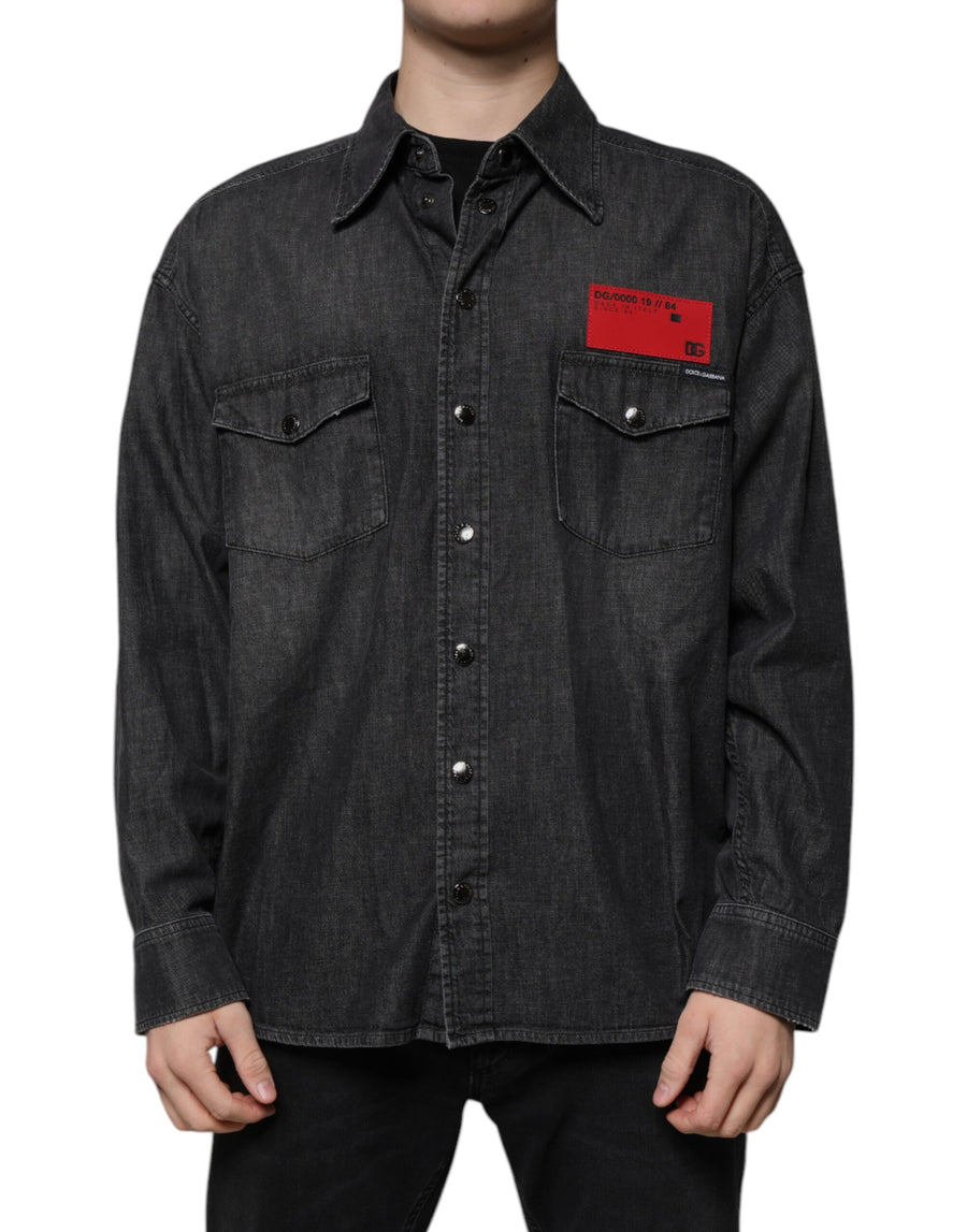 Dolce & Gabbana 100% Cotton shirt in black