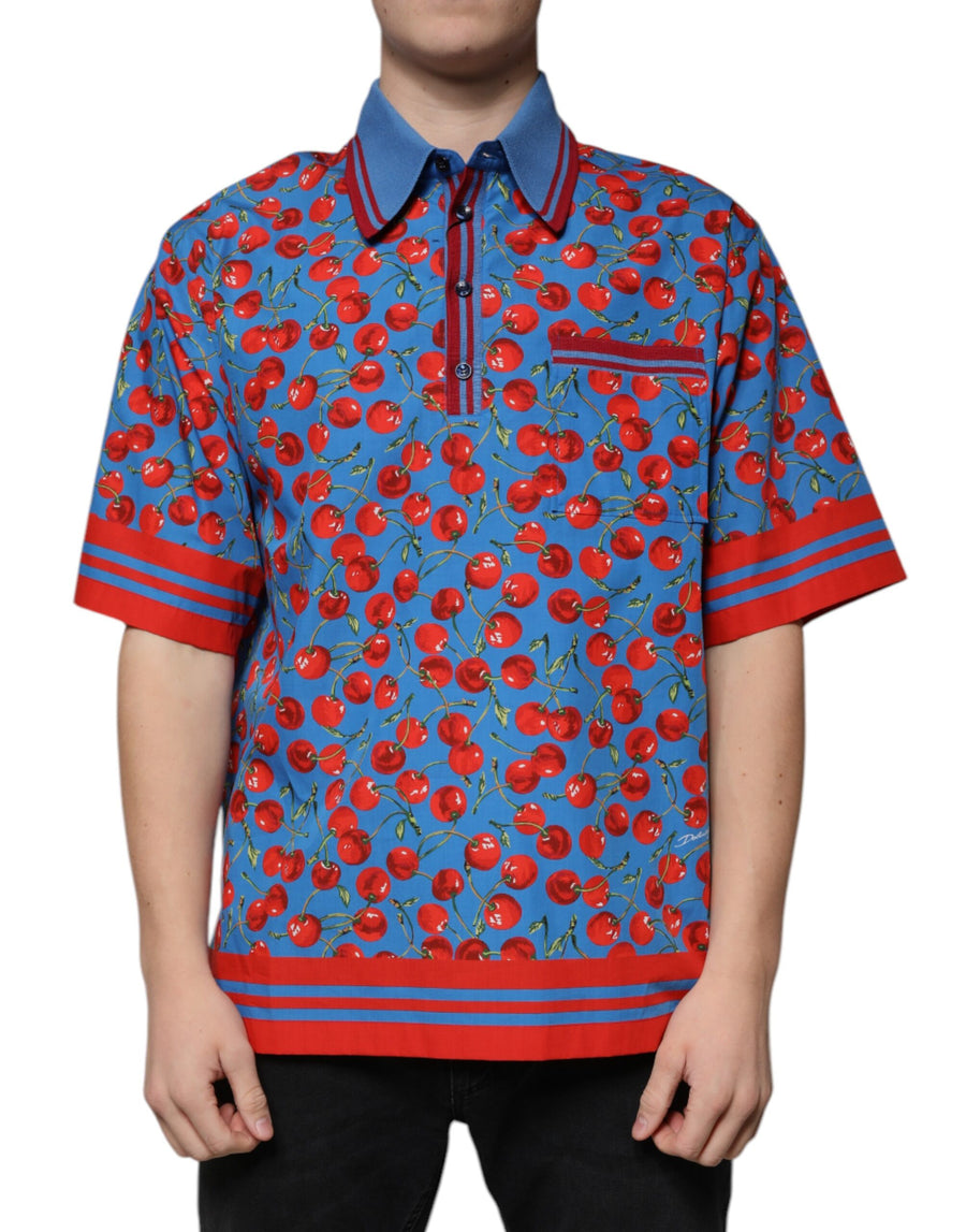 Dolce & Gabbana 100% Cotton polo in blue