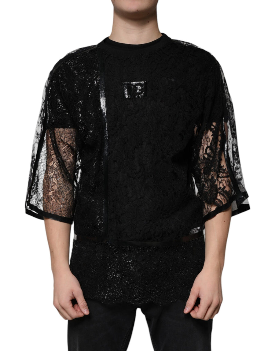 Dolce & Gabbana 45% Nylon t-shirt in black