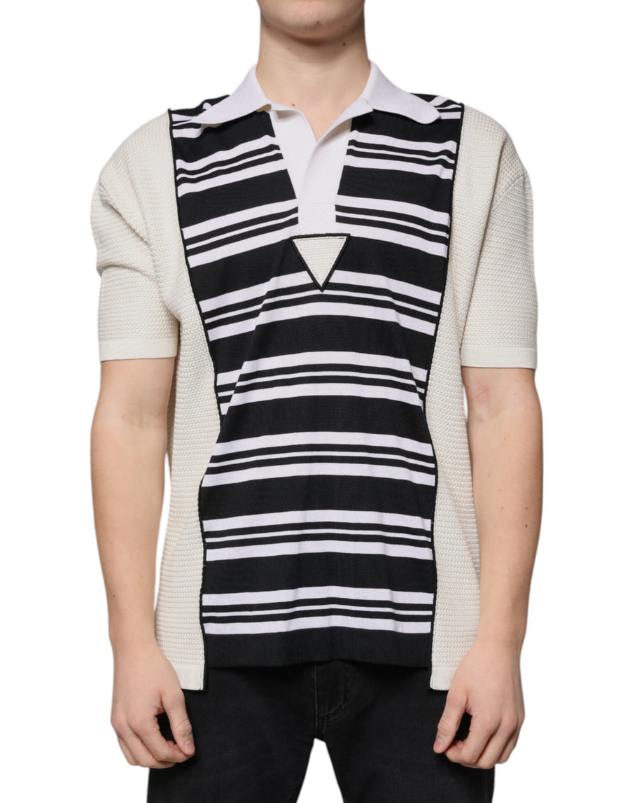 Dolce & Gabbana 74% Silk 23% Cotton 2% Cashmere 1% Nylon polo in multicolor