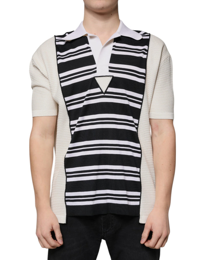 Dolce & Gabbana 74% Silk 23% Cotton 2% Cashmere 1% Nylon polo in multicolor — view 2