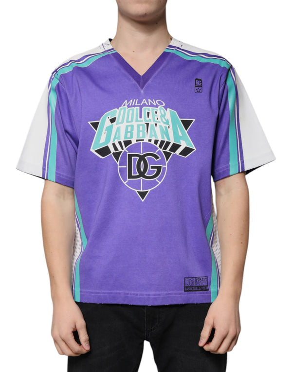 Dolce & Gabbana 100% Cotton t-shirt in purple