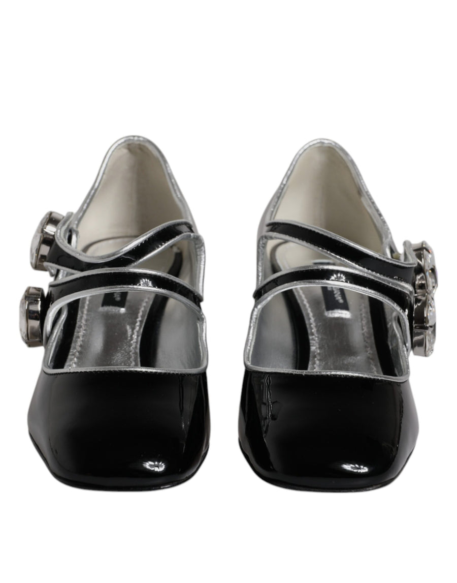 Dolce & Gabbana 71% Calf Leather heel in black