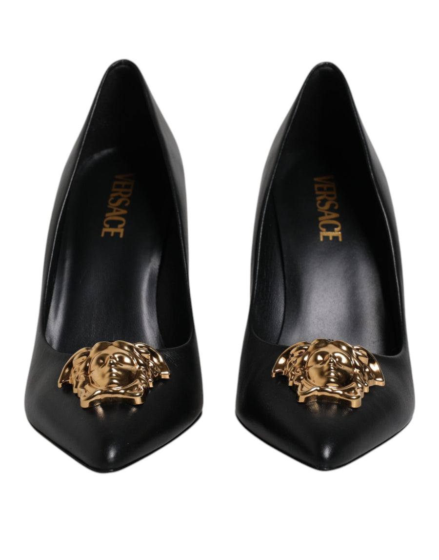 Versace 100% Calf Leather pump in black