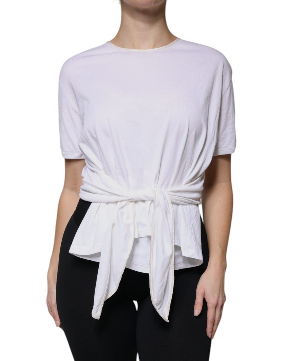Dolce & Gabbana 95% Cotton 5% Silk blouse in white