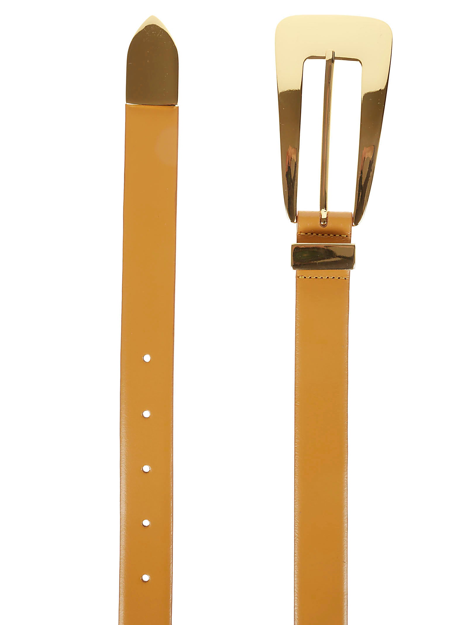 Cintura Con Fibbia 0 Mostarda Belt