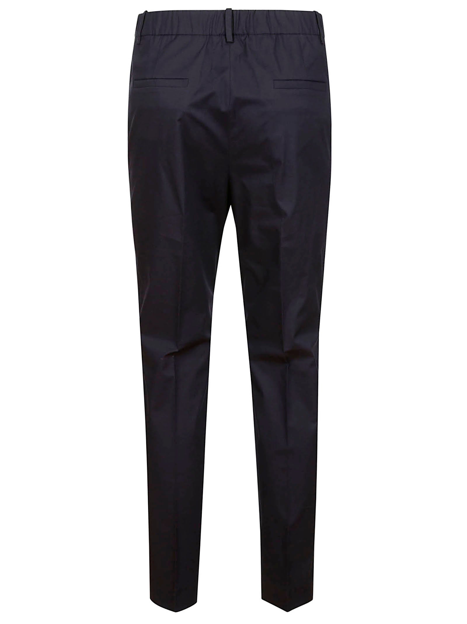 Galene Blue Cotton Elastan Pant