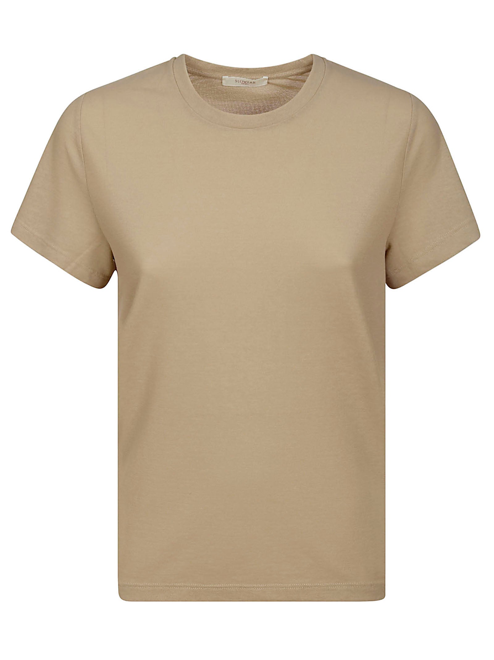 T-shirt Ss Brown Cotton Tshirt