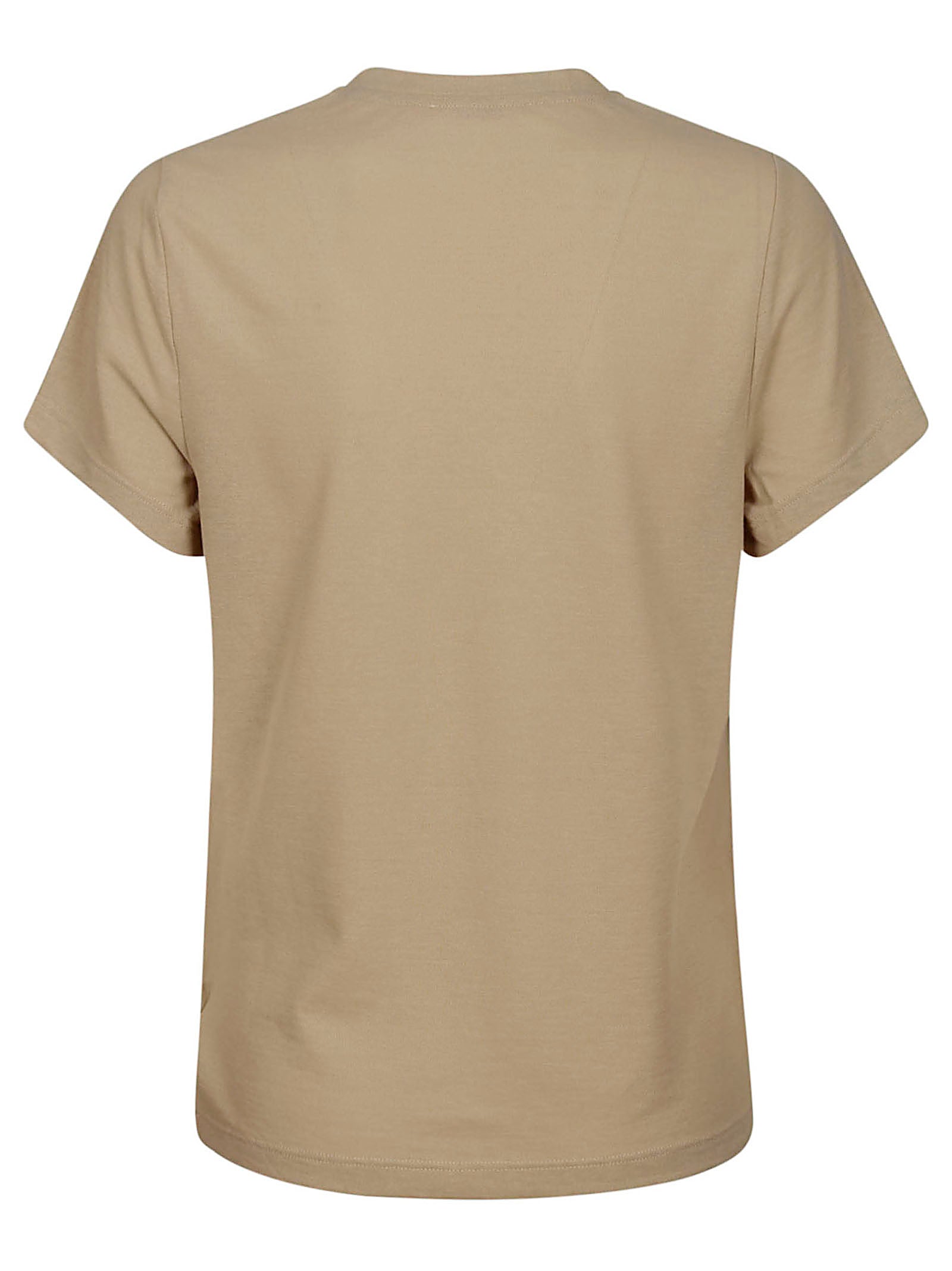 T-shirt Ss Brown Cotton Tshirt