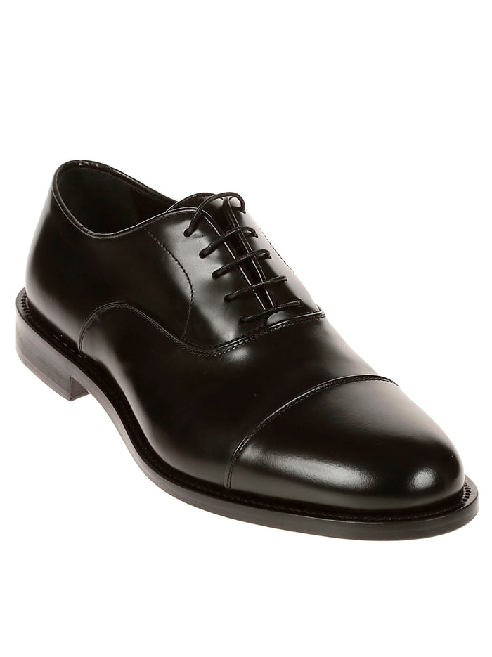 Oxford Black Calf Leather Shoe