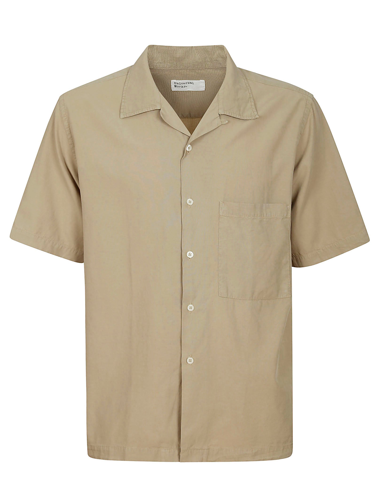 Camp Ii Shirt Brown Lyocel Cotton