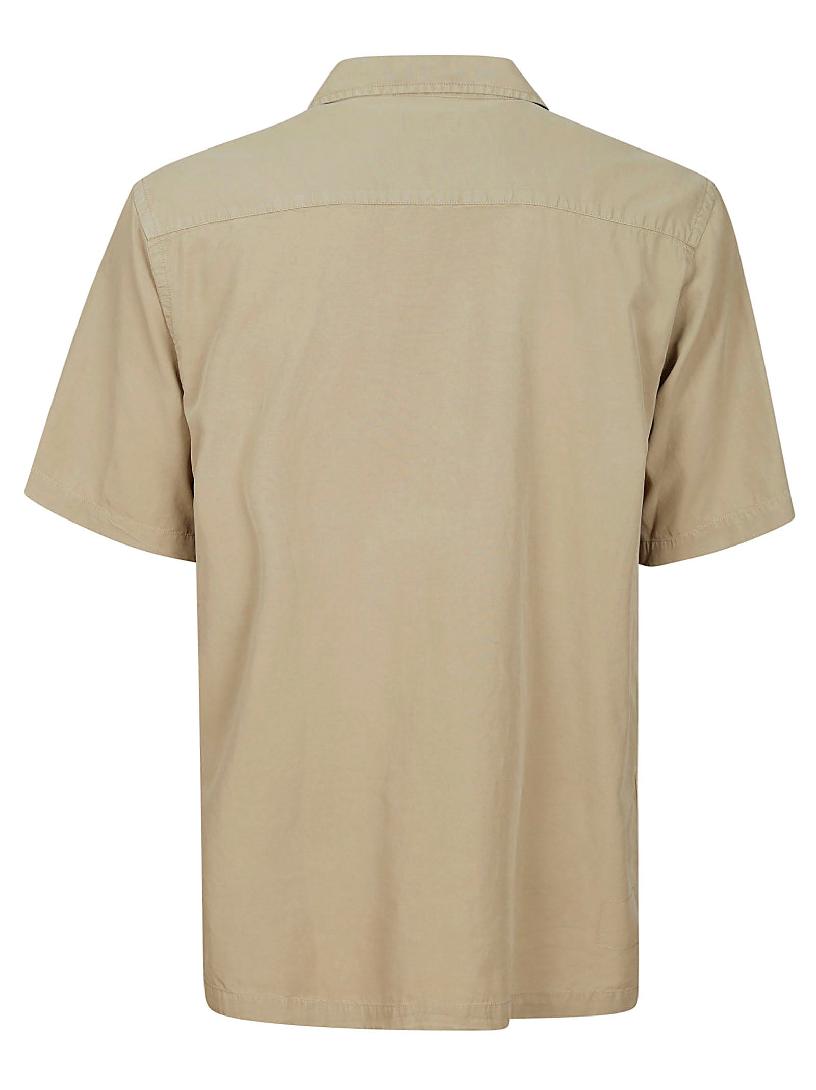 Camp Ii Shirt Brown Lyocel Cotton