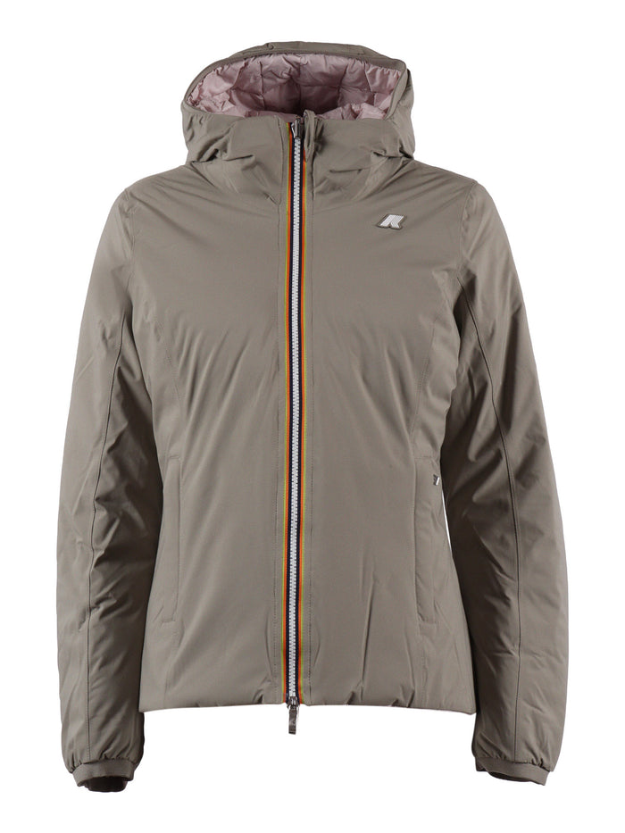Lily St Thermo Double Jacket Green Short Puffer