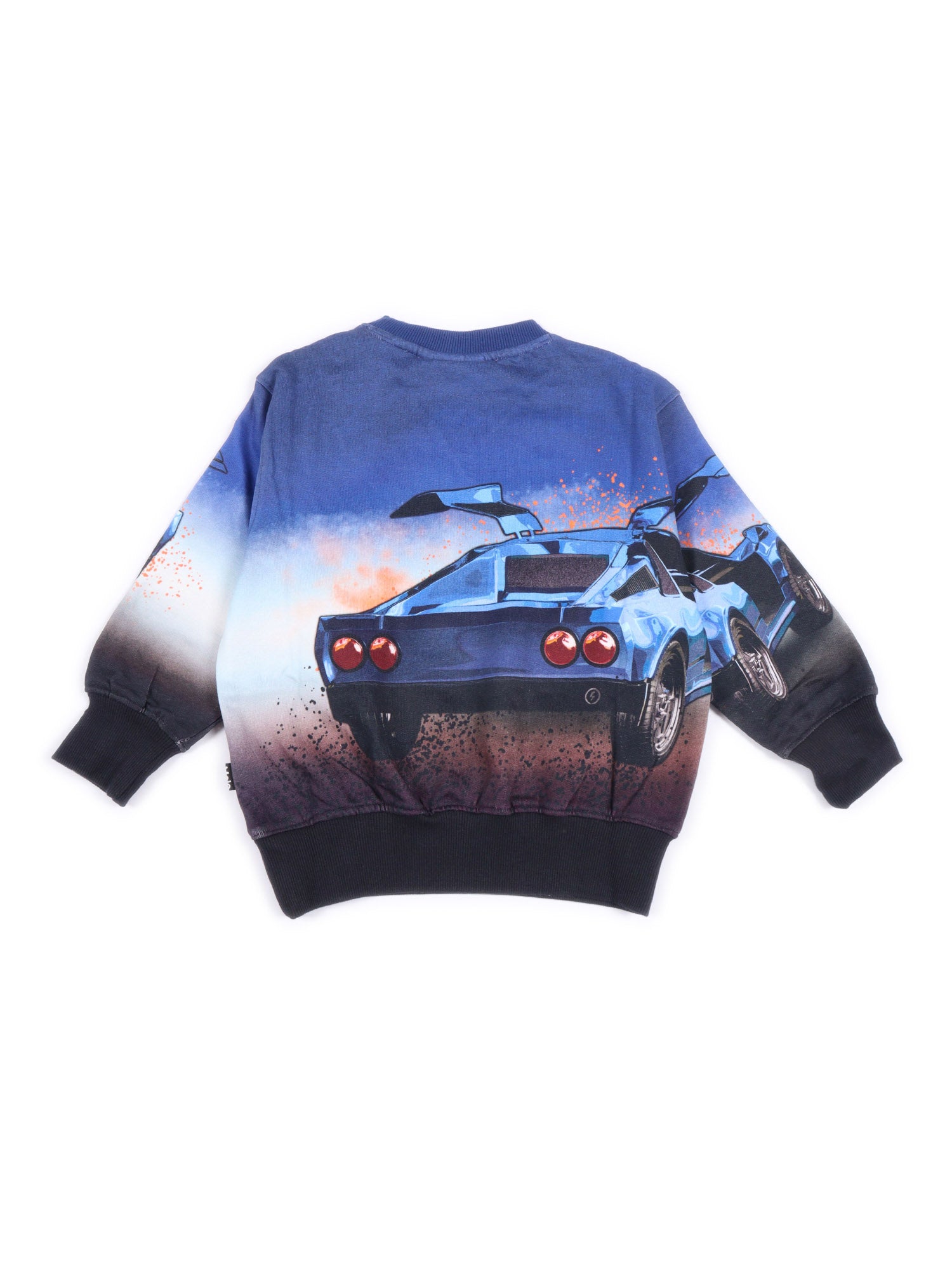 Mattis Sweat shirt Blue Cotton Organic Sweatshirt