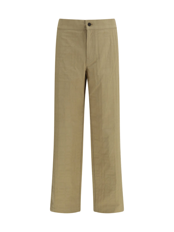 Burberry 100% Cotton trousers in beige