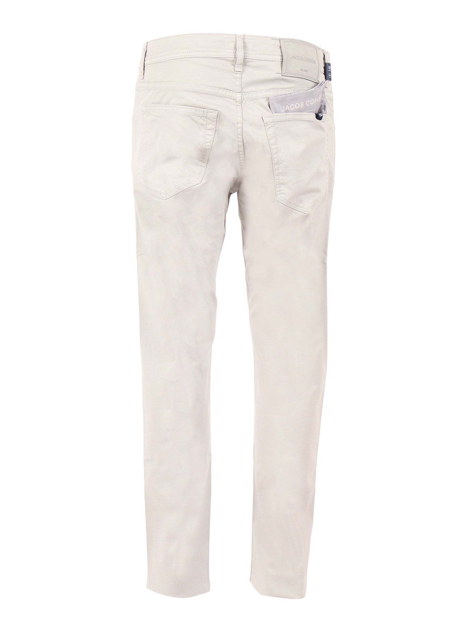 5 POCKETS SLIM FIT PANTS White Cotton Lyocell Elastane Jean