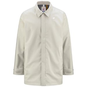 Benny Bonded Jersey V Brown Polyester Polyurethane Coat