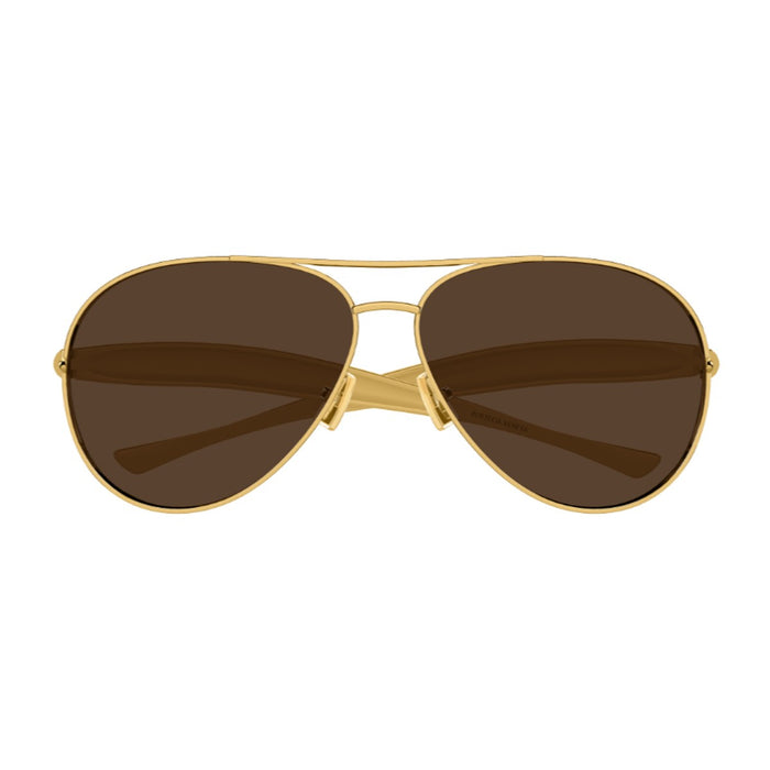 Bottega Veneta Bv1305s Linea Unapologetic Gold Metallo Sunglasses