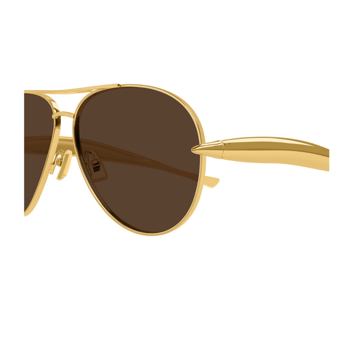 Bottega Veneta Bv1305s Linea Unapologetic Gold Metallo Sunglasses
