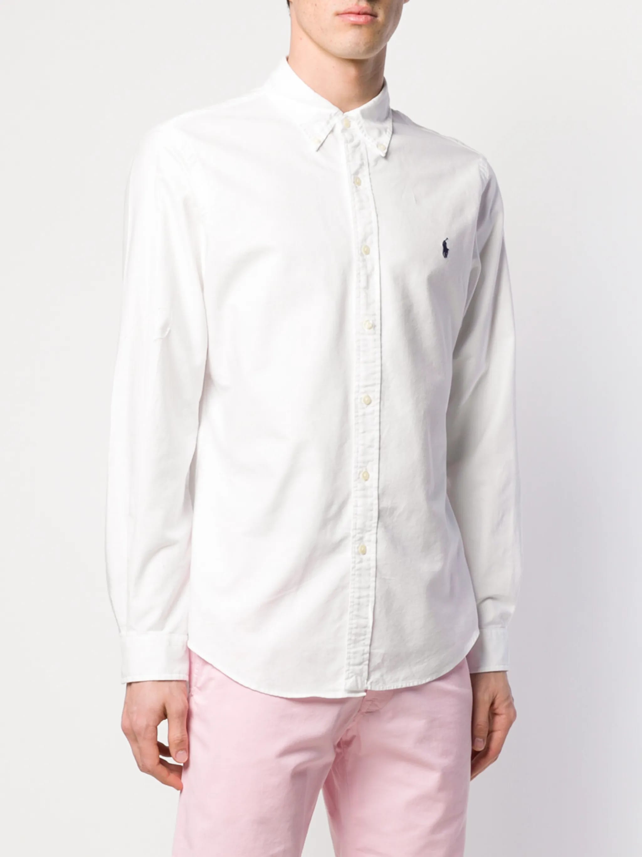 Pullover White Camicia