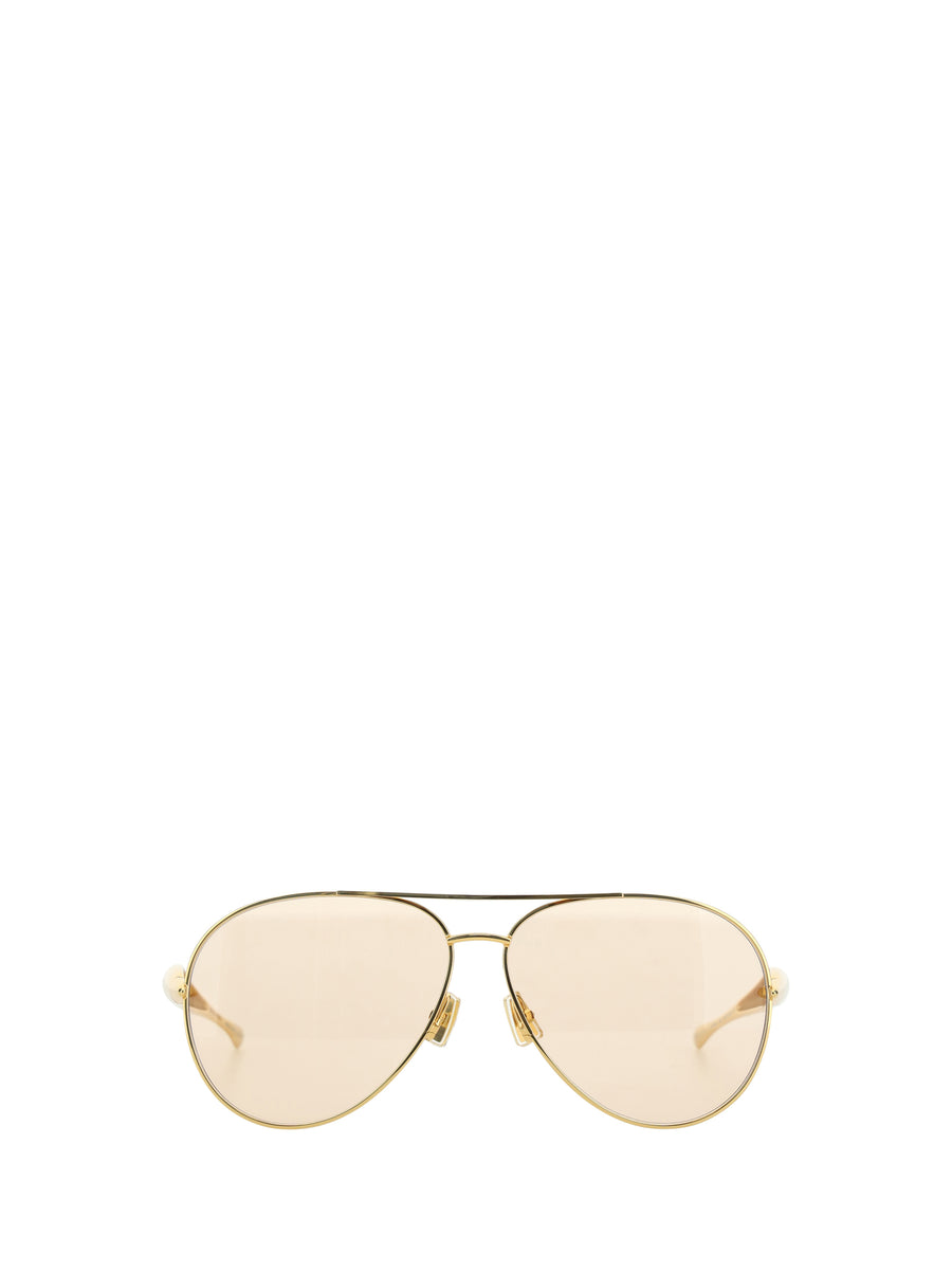 Sunglasses Aviator Sardine Gold-Brown Gold/gold/brown Metal