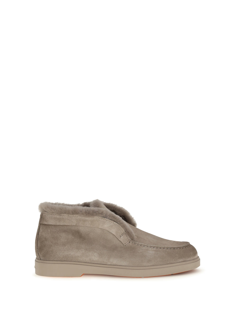 Fortune Suede Ankle Boots Brown Sneaker