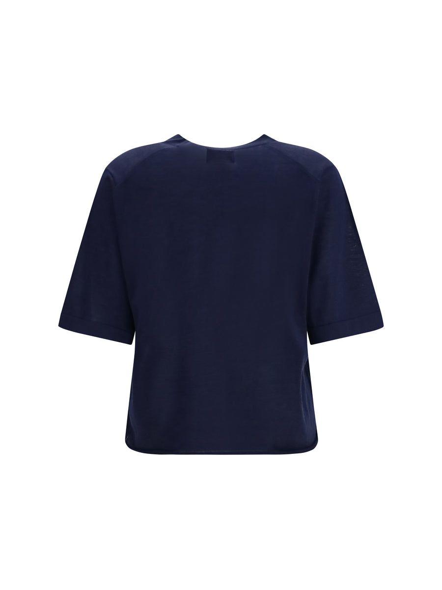 Cashmere T-Shirt Nala Navy (capra Hircus)