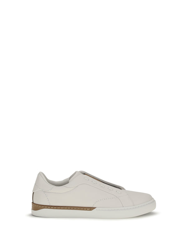Fendi Upper: 100% calf leather; Sole: 100% rubber sneaker in white