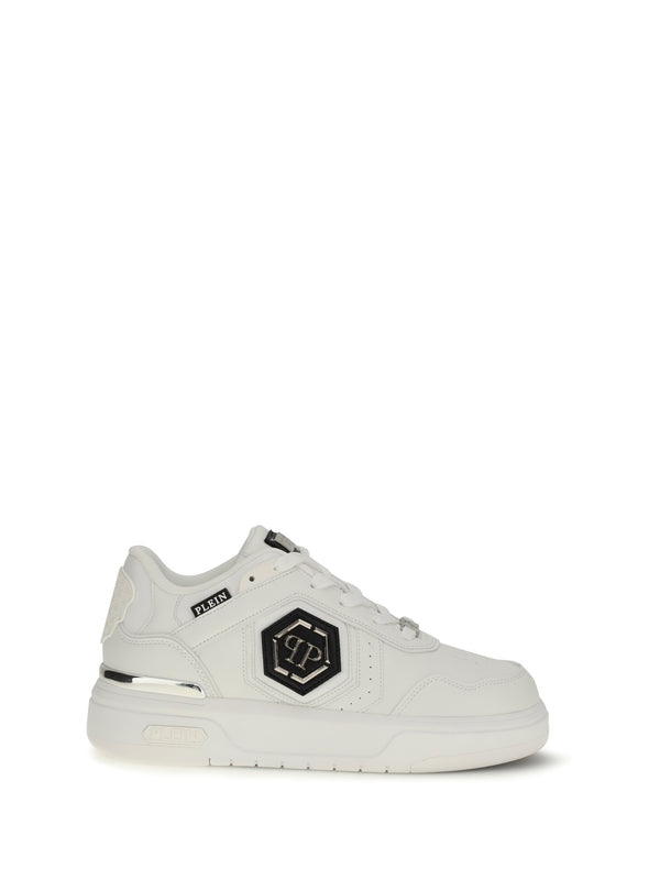 Sneakers Sk8r White Leather Calf Trainers