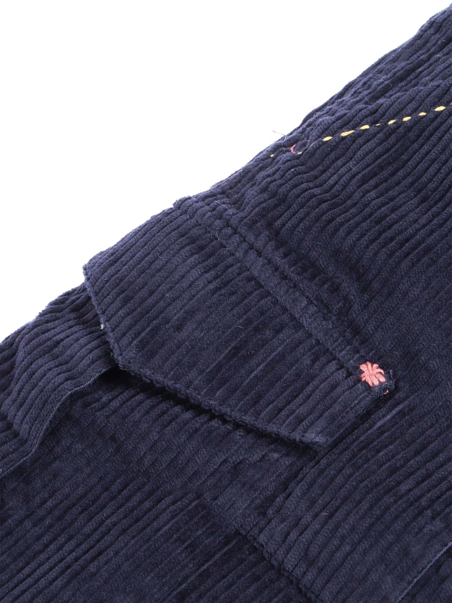 Corduroy Utility Pant Blue Cotton