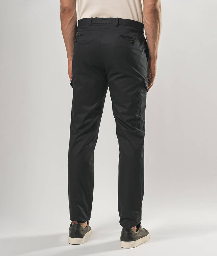Cotton Cargo Austin Blue Trousers No Pinces
