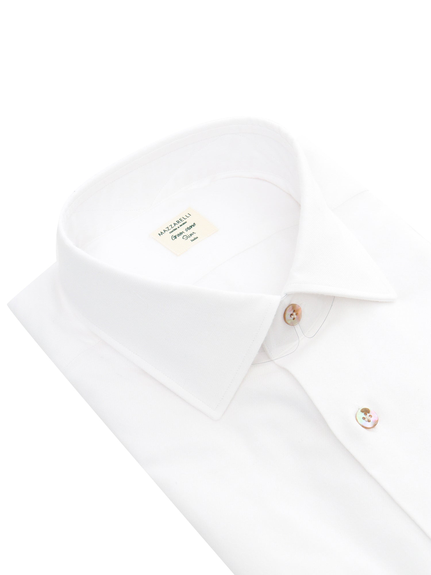 Slim Fit Shirt White Cotton