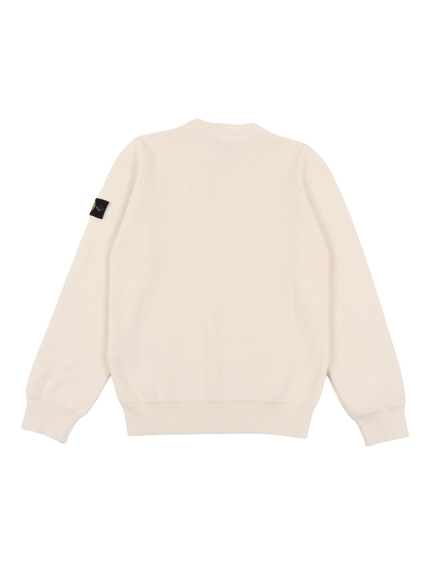 SWEATER White Cotton Crewneck