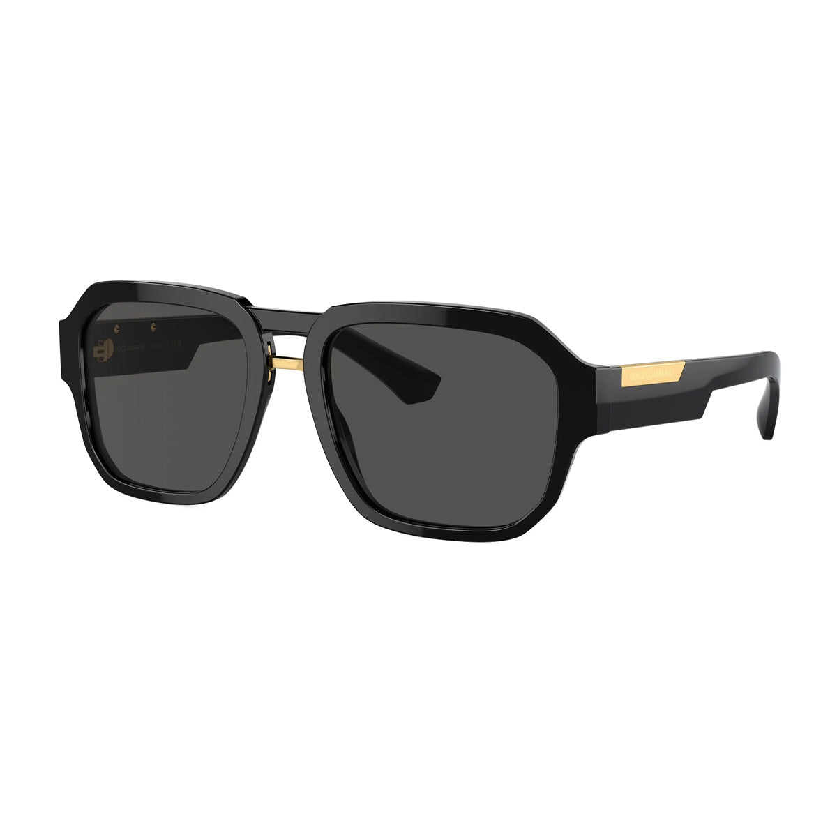 DG4464 Linea MIRROR LOGO 501-87 Black Nero Acetate Occhiali Sole
