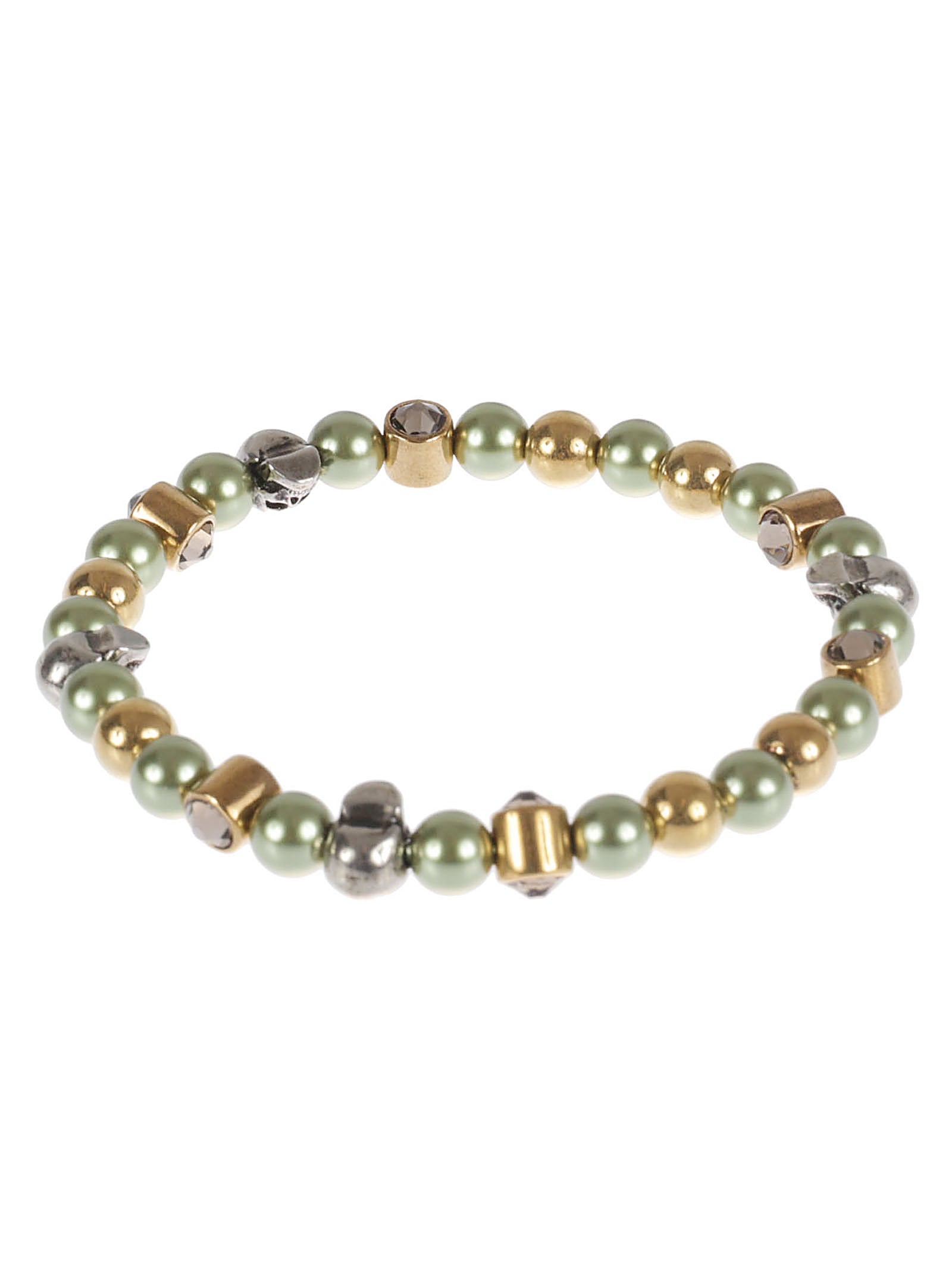 Alexander Mcqueen Bijoux 0448+0446+emerald Metal