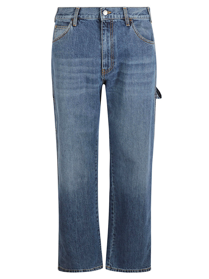 Alexander Mcqueen Jeans Blue Cotton