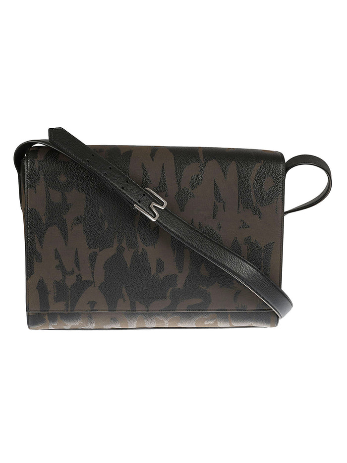 Alexander McQueen Bags Black/beige Calf Leather