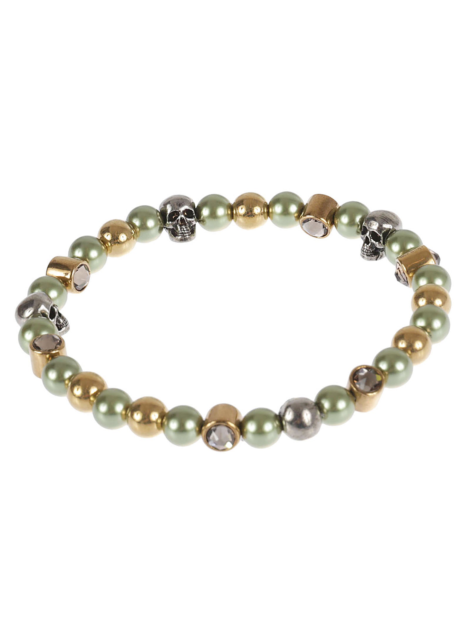 Alexander Mcqueen Bijoux 0448+0446+emerald Metal