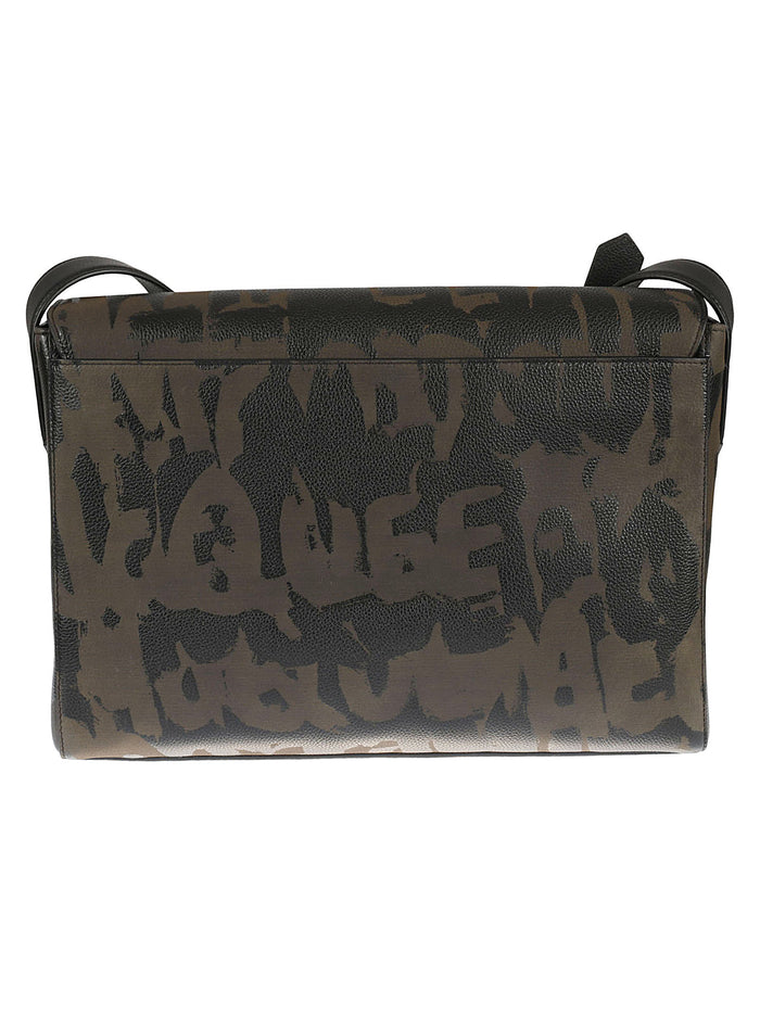 Alexander McQueen Bags Black/beige Calf Leather