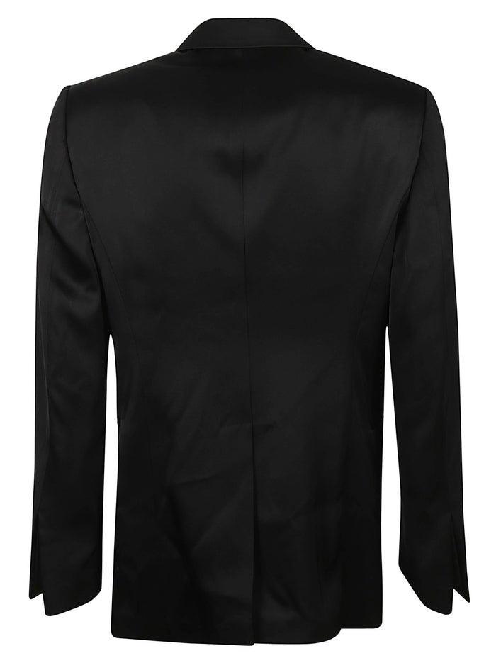 Alexander McQueen Jackets Black Viscosa Seta