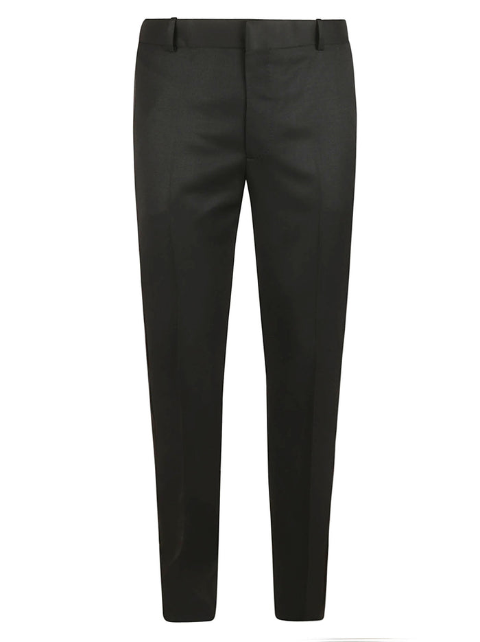 Alexander McQueen Trousers Black Wool