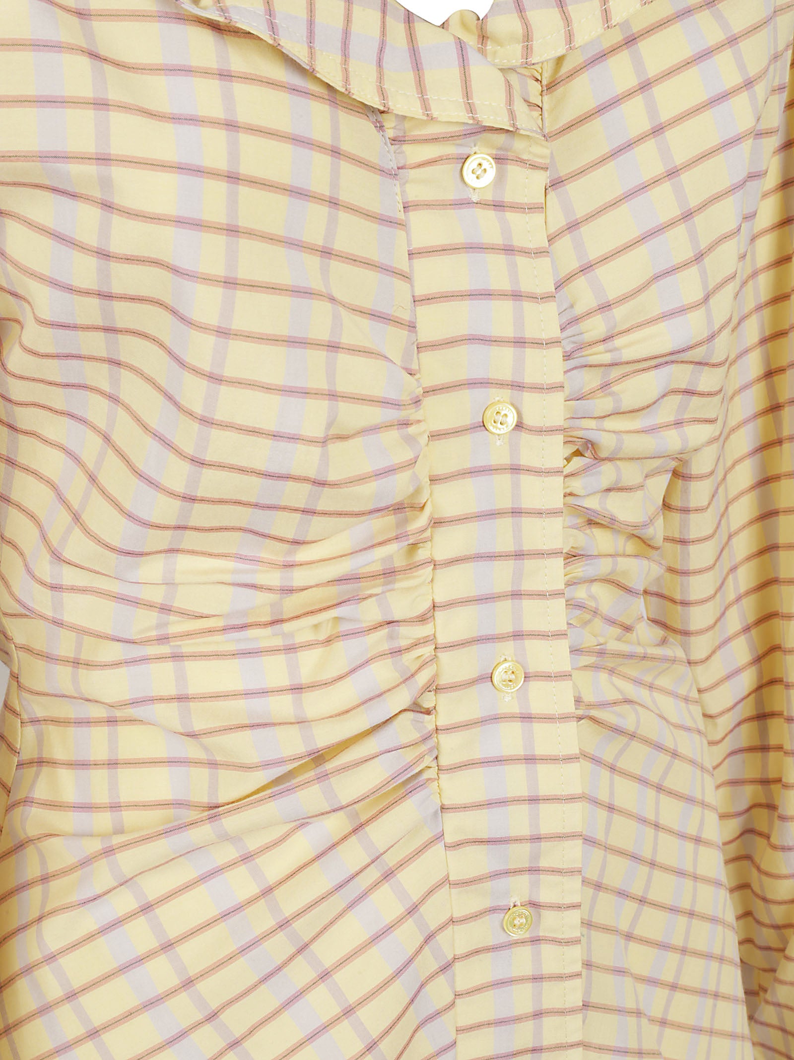 Isabel Marant Dresses Light Yellow Silk Cotton
